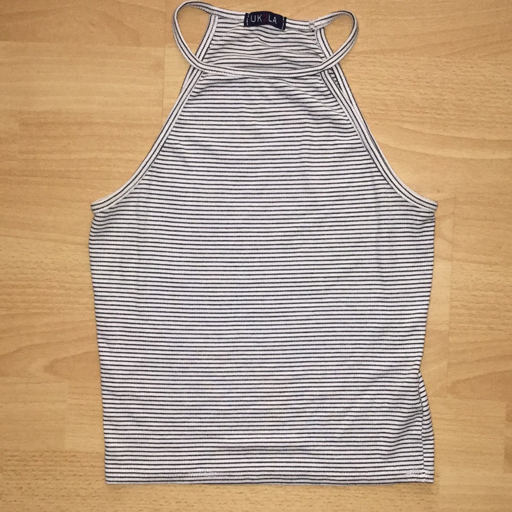 Crop Top Striped Small